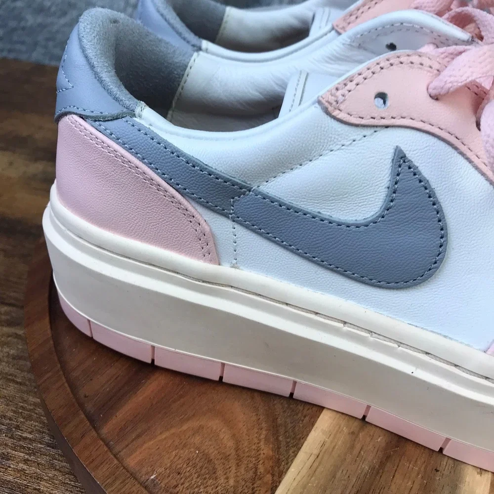 Nike Air Jordan 1 Elevate Low Women 10.5 Atmosphere Pink Grey White Sneakers NEW